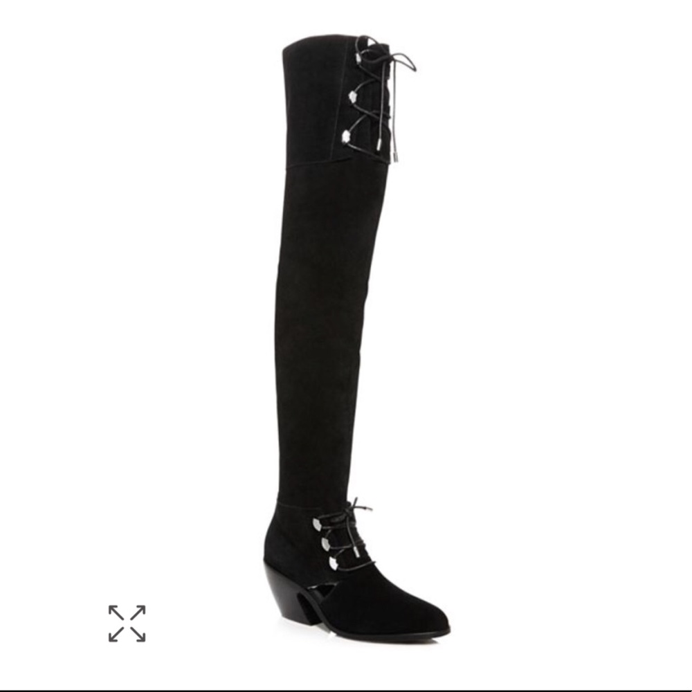 Opening Ceremony Arielle Suede Over-the-Knee Boots